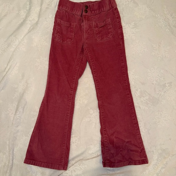 OshKosh B'gosh Kids Cherry Corduroy Flare Pants - Picture 1 of 3
